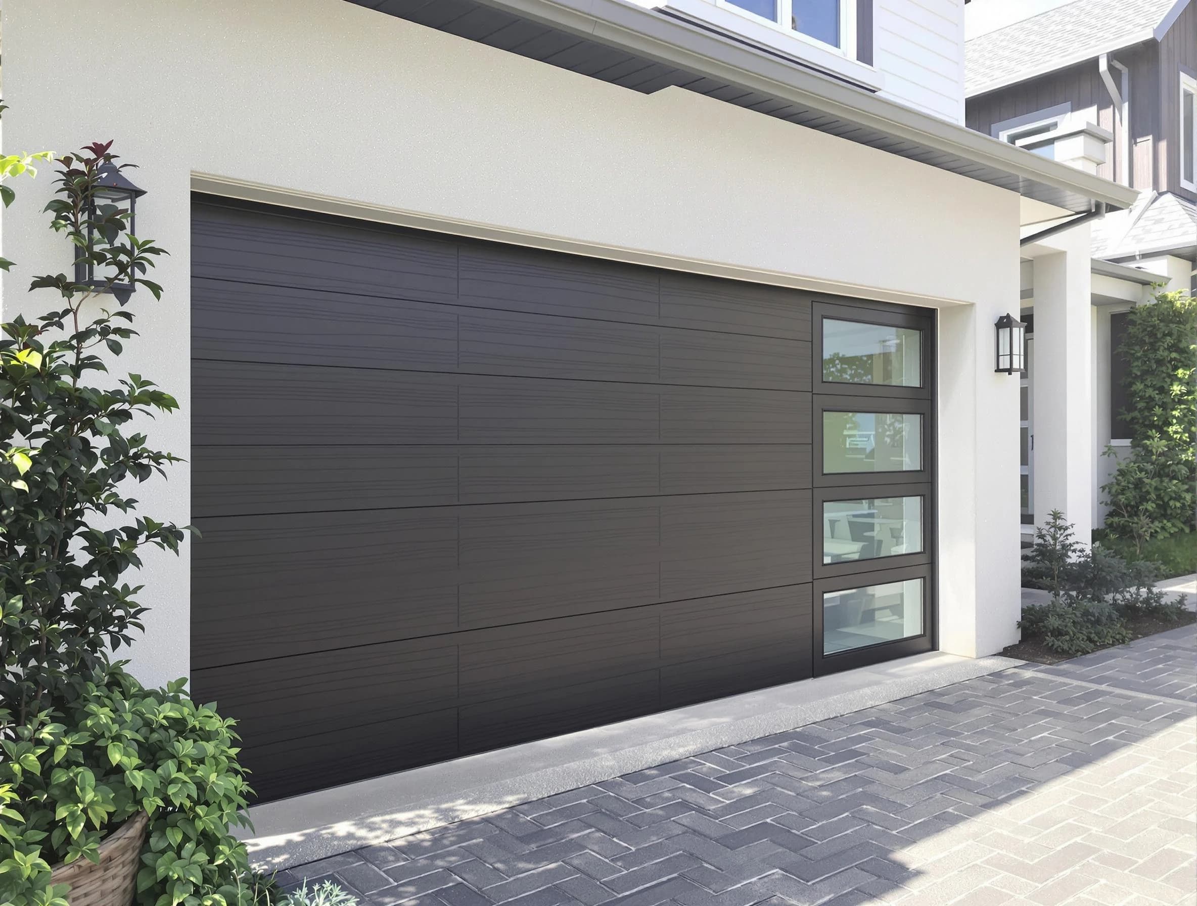 Custom garage door installation by Genesee Garage Door Repair in Genesee