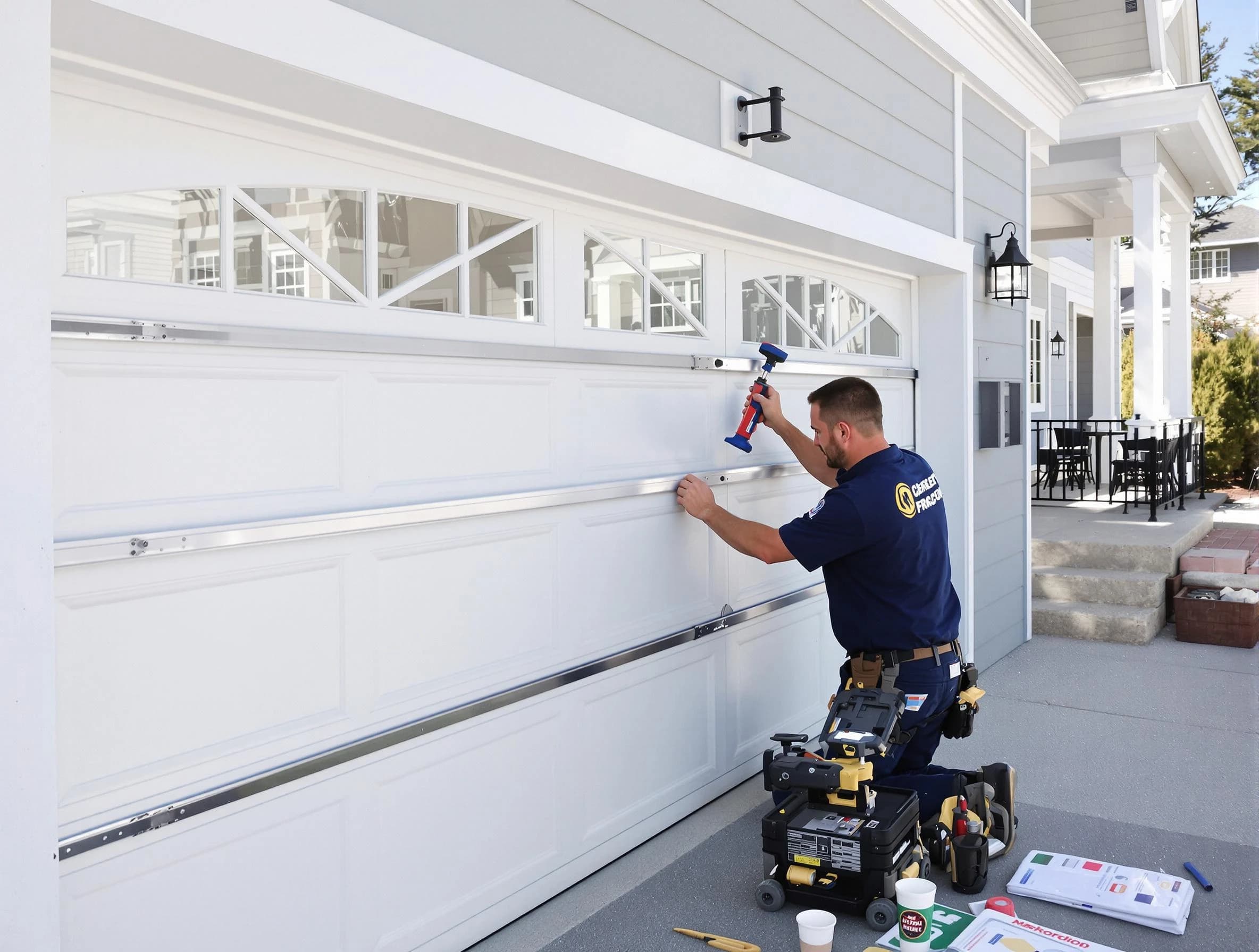 Professional garage door installation by Genesee Garage Door Repair in Genesee