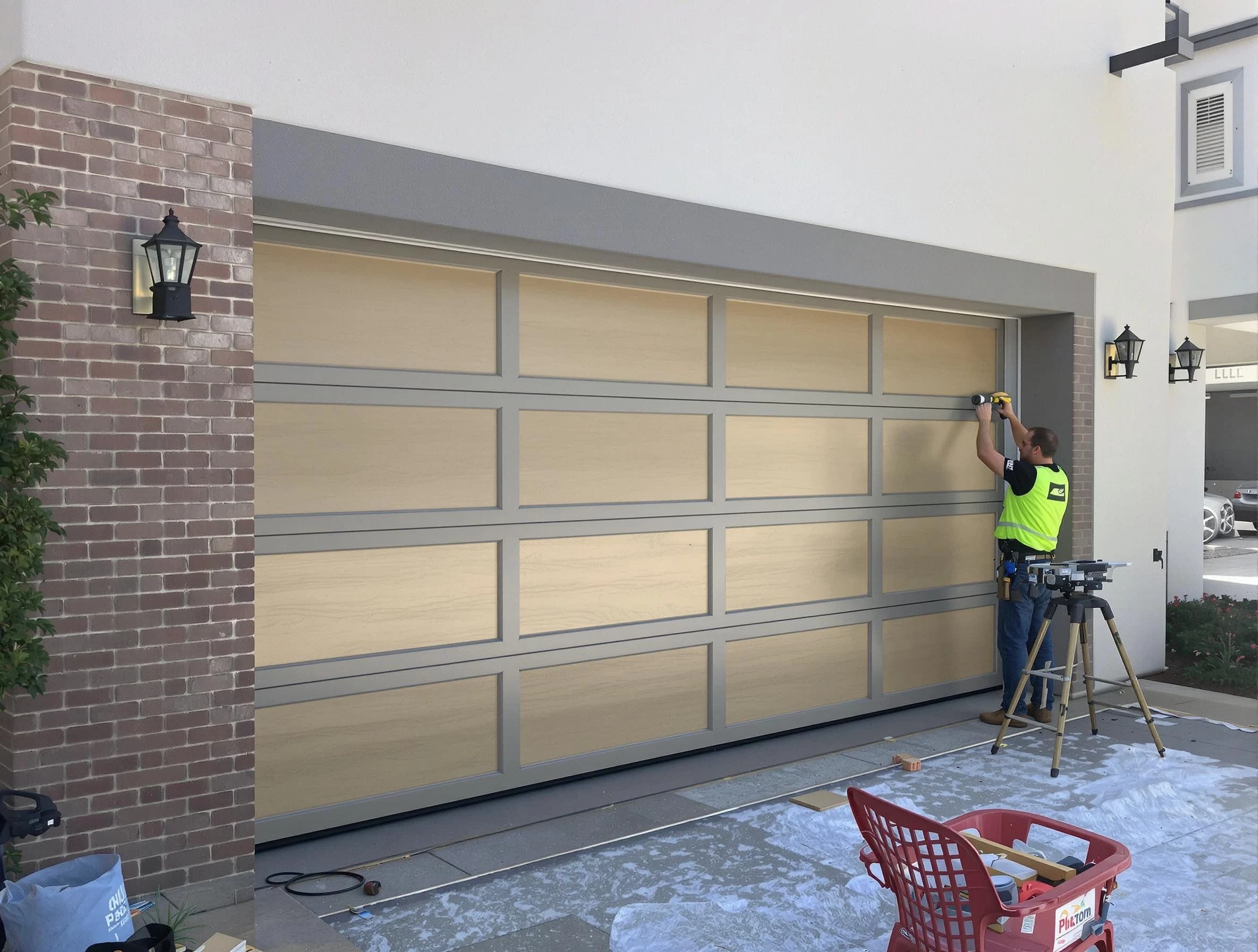 Garage door replacement service by Genesee Garage Door Repair in Genesee