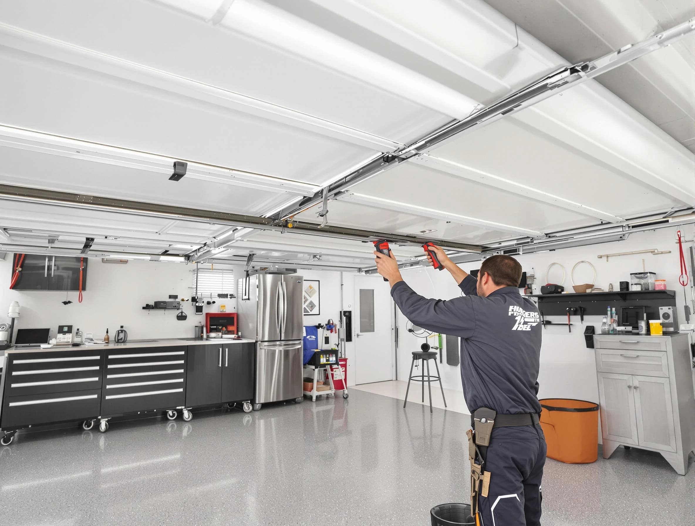 Overhead garage door repair service by Genesee Garage Door Repair in Genesee