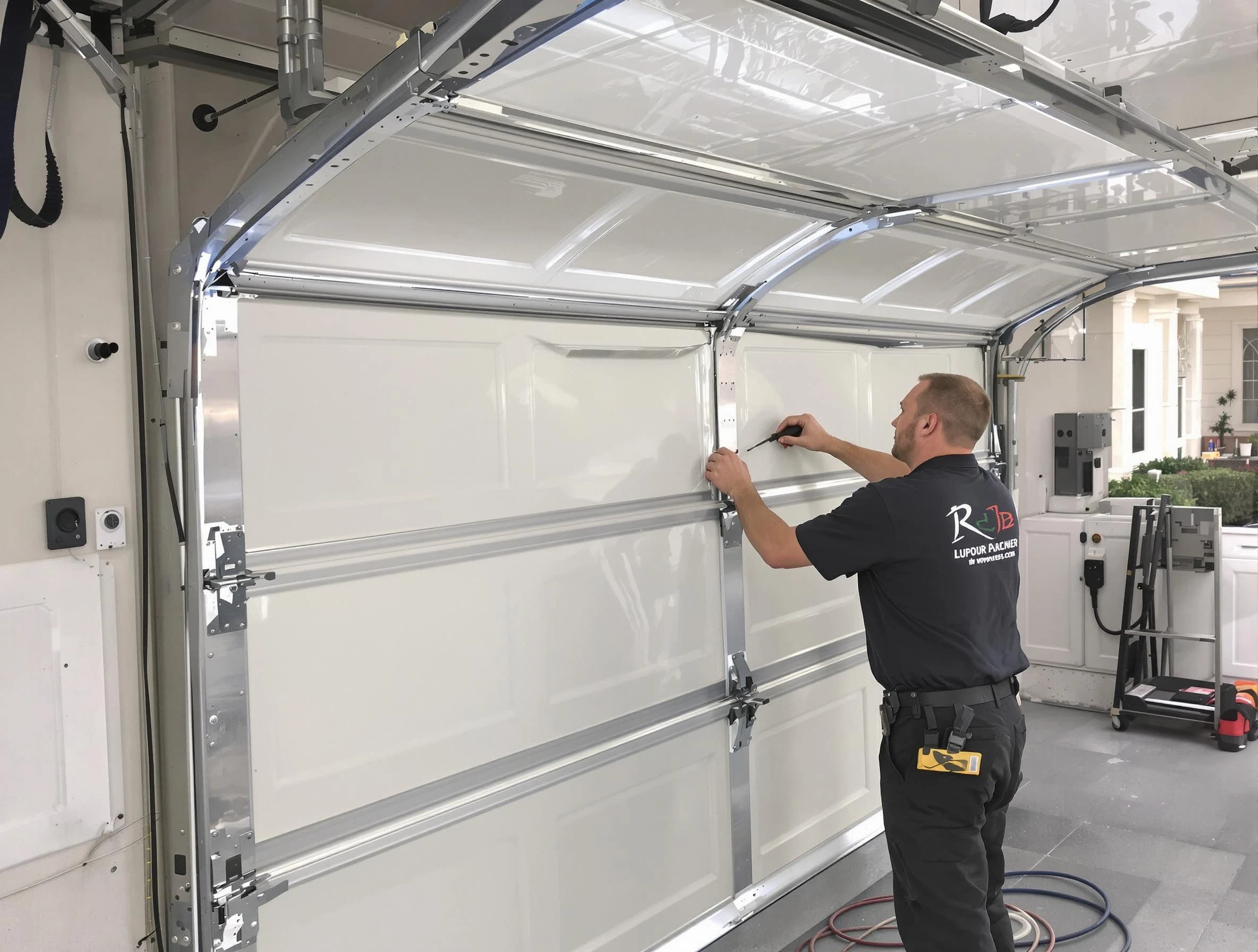 Genesee Garage Door Repair professional performing panel repair in Genesee