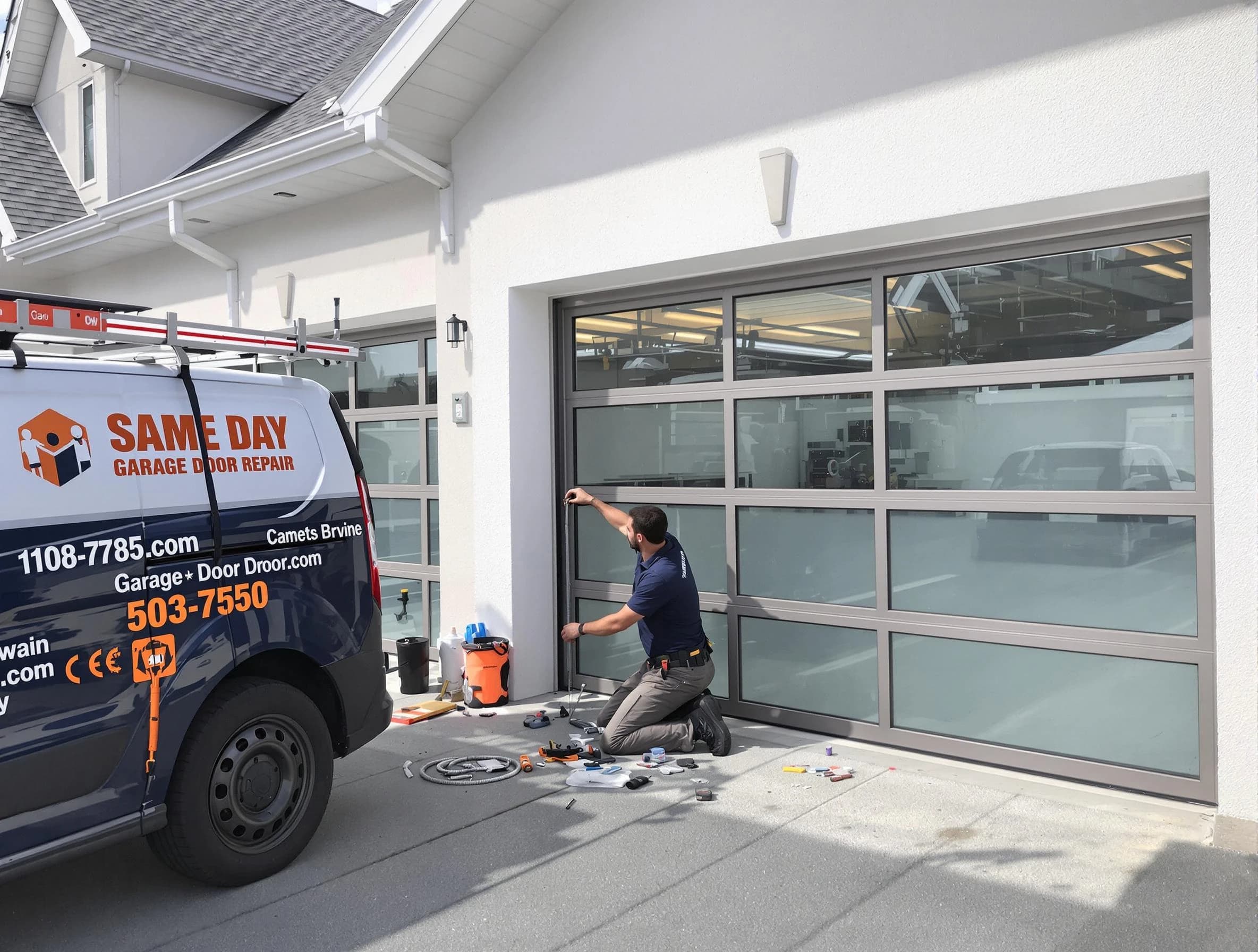 Same-day garage door repair service by Genesee Garage Door Repair in Genesee
