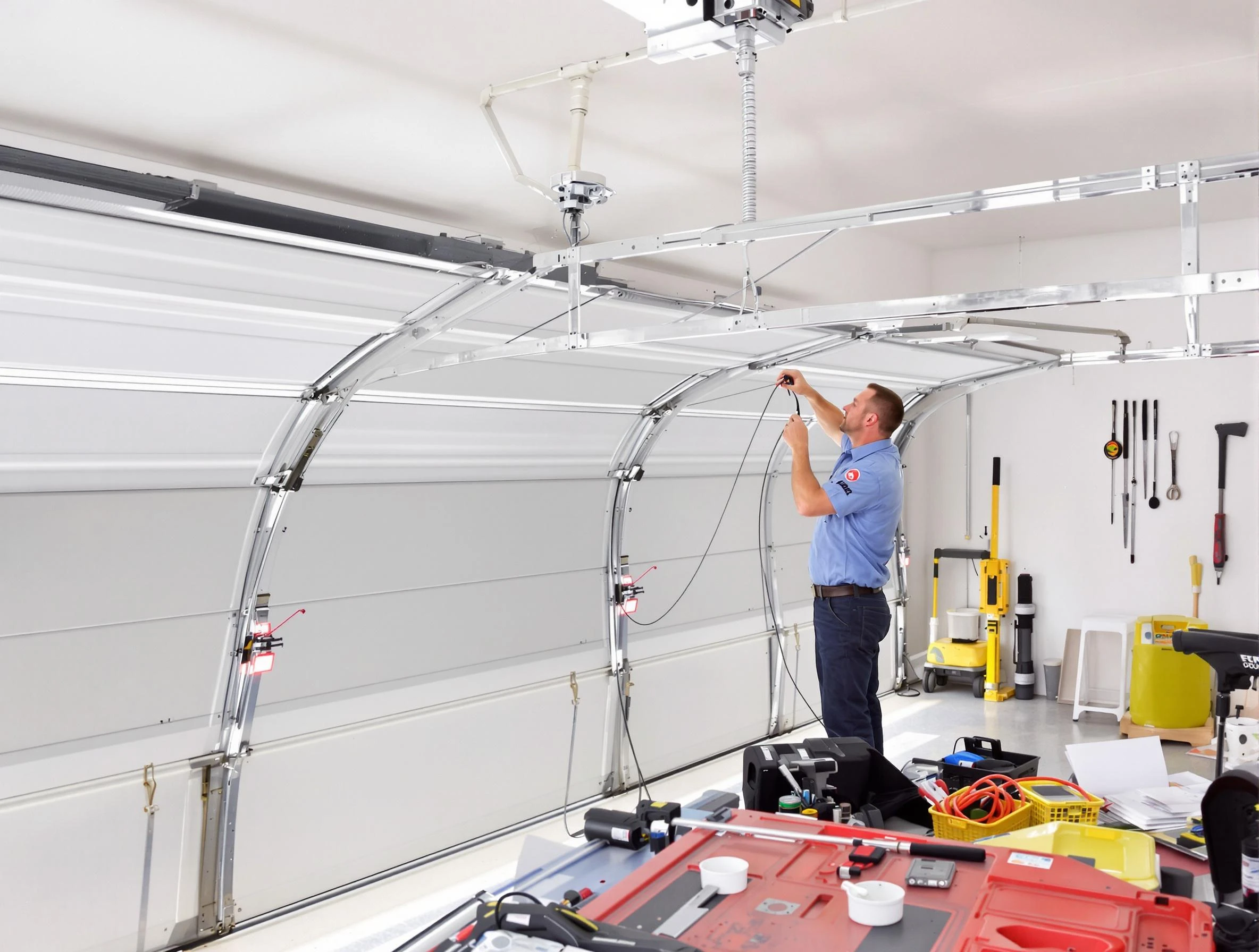 Garage door cable repair service by Genesee Garage Door Repair in Genesee