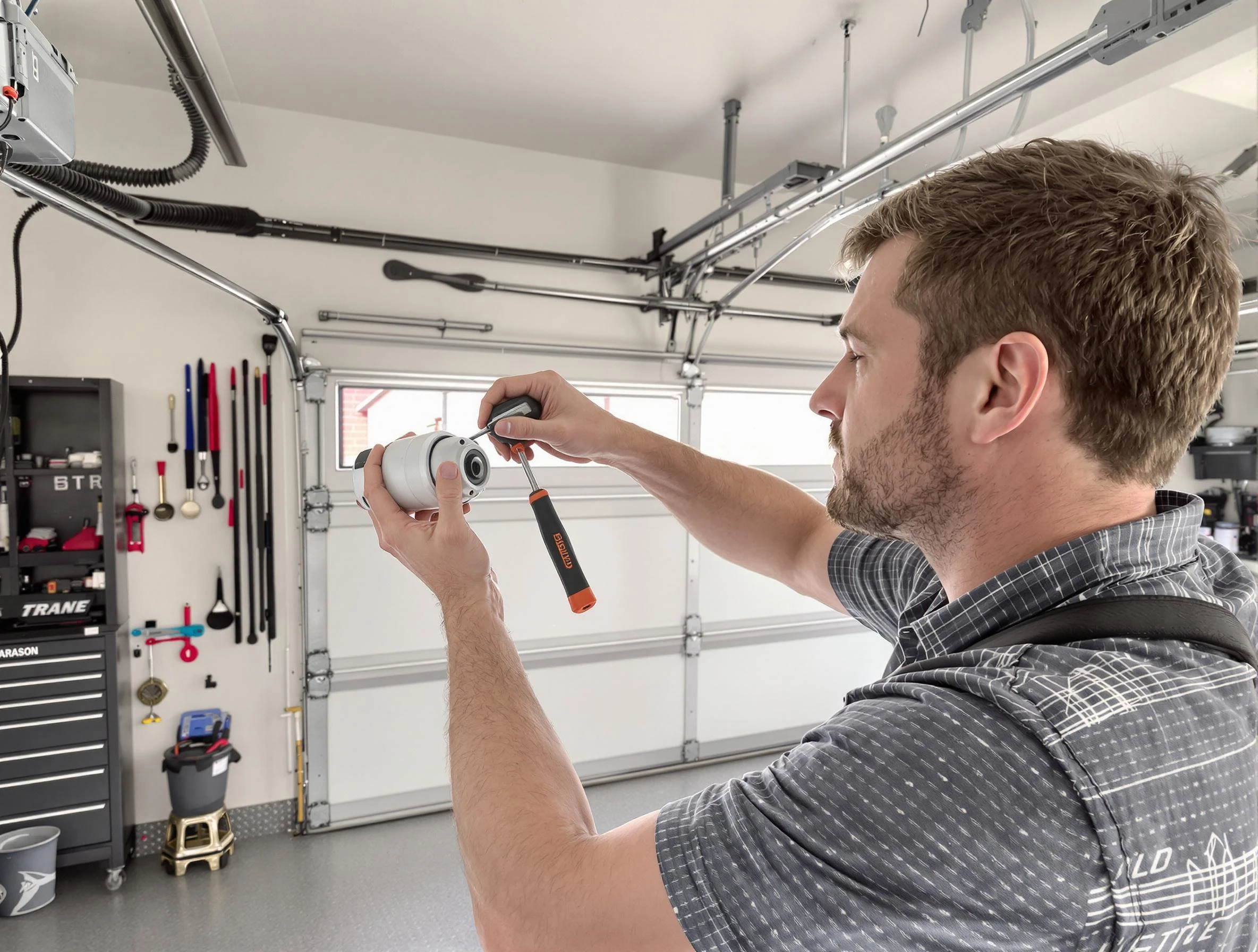 Garage door opener repair service by Genesee Garage Door Repair in Genesee